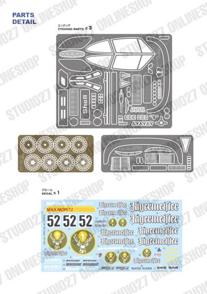 1/24 935 "Jagermeister" #52 Zolder 1977 conversion kit <br>for TAMIYA<br>STUDIO27 Conversion Kit