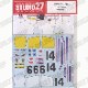 1/12 NS500 "Katayama" #6/#14 WGP 1985<br>STUDIO27 ��Original Decals��