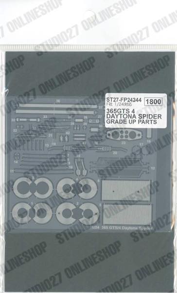 1/24 365GTS4 DAYTONA SPIDER Upgrade Parts <br>for FUJIMI<br>STUDIO27 Detail Up Parts