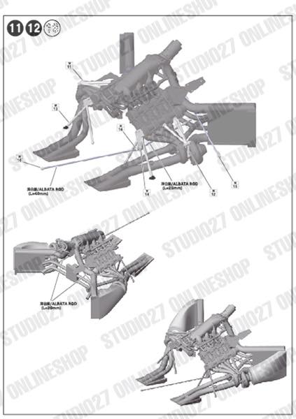 1/20 FW11B British GP 1987 for TAMIYA<br>STUDIO27 Convesion Kit