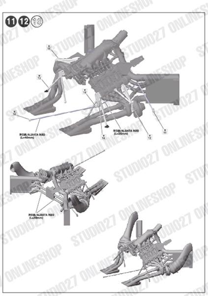 1/20 FW11B Japanese GP 1987 for TAMIYA<br>STUDIO27 ��Convesion Kit��