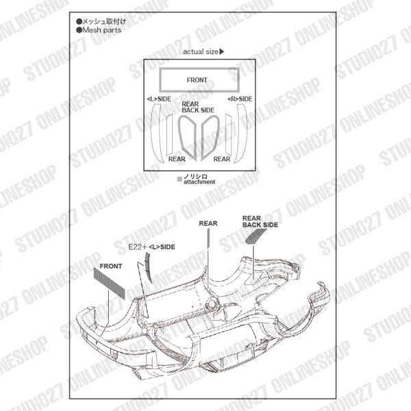 1/24 911 RSR Carrera Turbo LM1974 #21/#22 Set<br>for FUJIMI<br>STUDIO27 Decal&Parts