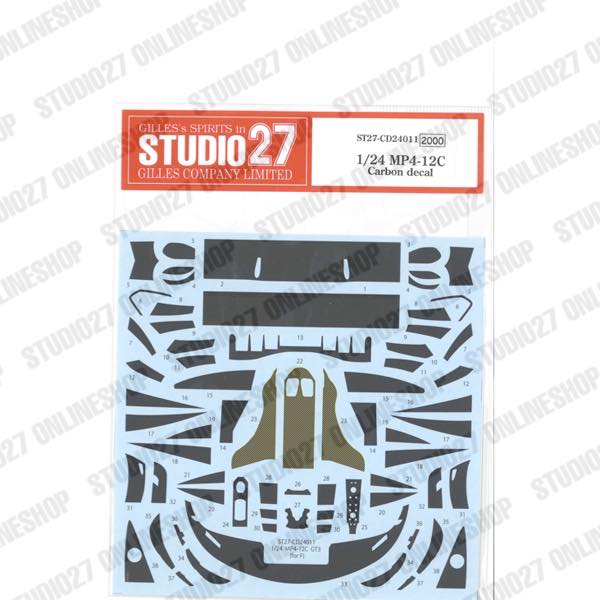 1/24 MP4-12C Carbon decal<br>for FUJIMI<br>STUDIO27 ��Original Decals��