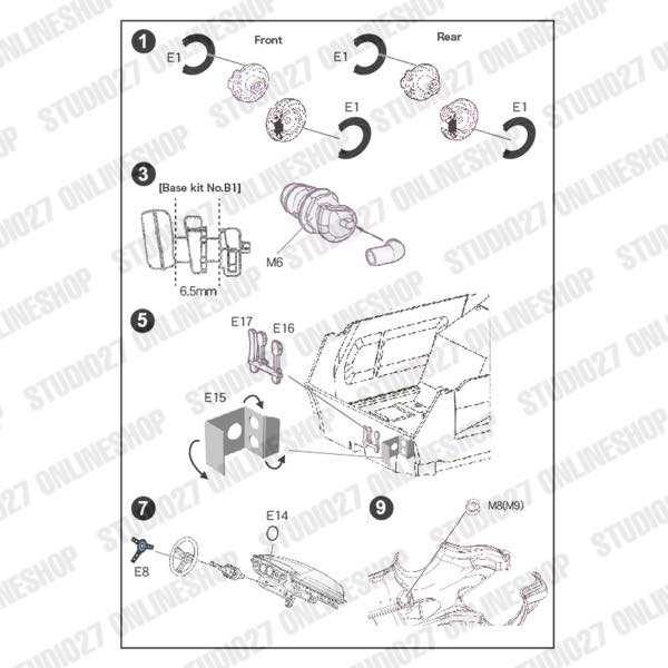 1/24 911 RSR Carrera Turbo 1974 #9 Set<br>for FUJIMI<br>STUDIO27 ��Decal&Parts��