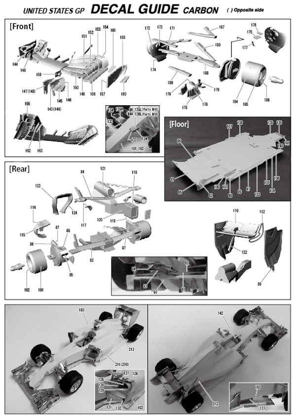 1/20 F1 W06 HYBRID <br> World Champion 2015 US GP<br>MONOPOST ��Multimedia Kit��