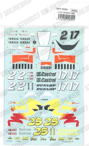 1/12 YZR500 1995 - Spare Decal<br>for TK1235C<br>STUDIO27 ��Spare Decal��