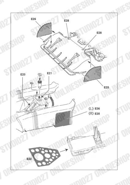 1/20 P34 #4 Japan GP 1976 Detail UP Parts Set<br>for TAMIYA<br>STUDIO27 ��Detail Up Parts��