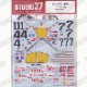 1/12 NSR500 #1/#4/#7 WGP 1986<br>STUDIO27 Original Decals