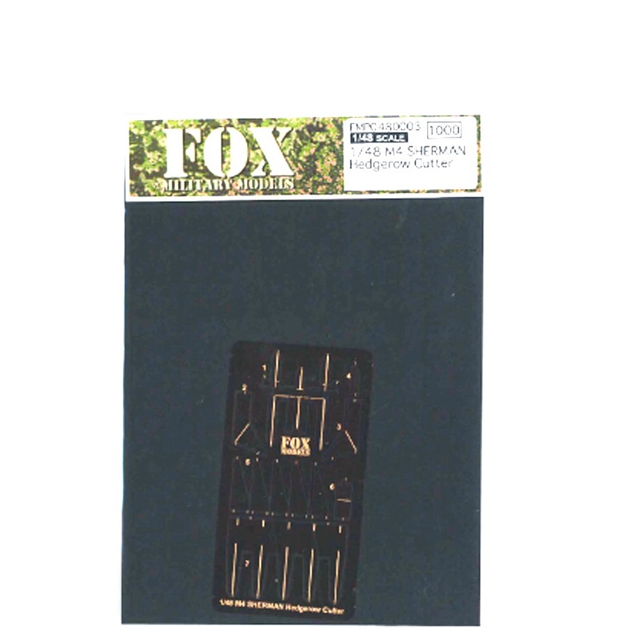 1/48 M4 SHERMAN Hedgerow Cutter<br> P/E Parts<br>FOX MODELS