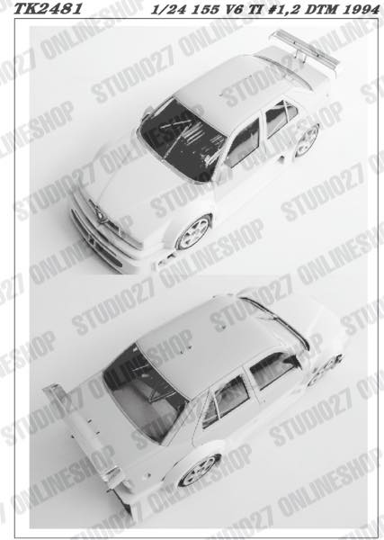 1/24 155 V6 T1 #1/#2 DTM 1994 conversion kit <br>for TAMIYA<br>STUDIO27 Conversion Kit