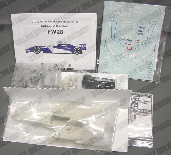 studio27 1/20 FW28 プラモデルキット 11_007001000180.jpg?1688696488