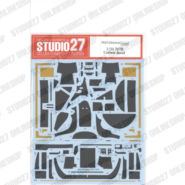 1/24 787B Carbon decal <br>for TAMIYA<br>STUDIO27 ��Carbon Decals��