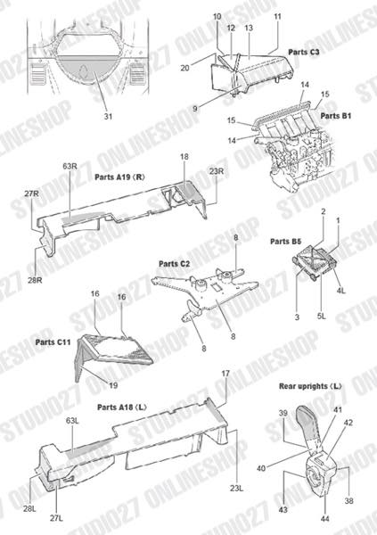 1/24 787B Carbon decal <br>for TAMIYA<br>STUDIO27 ��Carbon Decals��