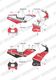 1/12 RZV500R Dress Up Decal (RD500LC)<br>for TAMIYA<br>STUDIO27 ��Original Decals��