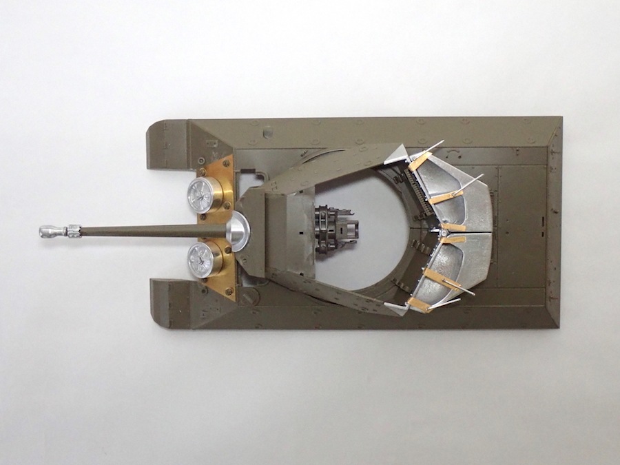1/35 M10 ACHILLES DETAIL UP PARTS SET(Armour roof & Hedgerow Cutter)<br>FOX MODELS