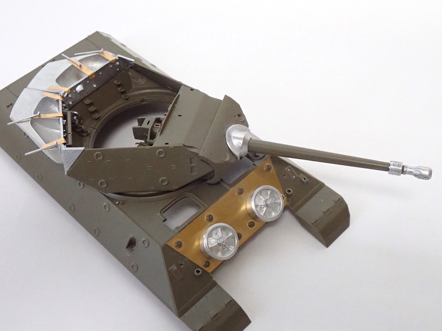 1/35 M10 ACHILLES DETAIL UP PARTS SET(Armour roof & Hedgerow Cutter)<br>FOX MODELS