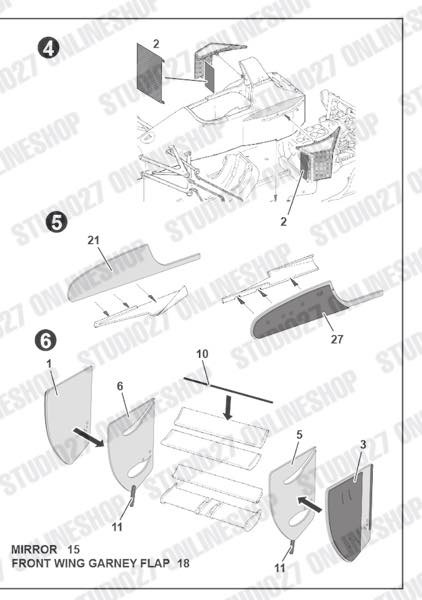 1/20 Type 102B Upgrade Parts <br>for TAMIYA<br>STUDIO27 ��Detail Up Parts��