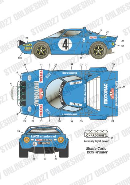 darda power Lancia Stratos バンクセット スパーク 1/43 ランチア ストラトス HF 1972 ツールドコルス