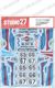 1/24 Beta Montecarlo Turbo #65/#66/#67 LM 1981<br>for Heller<br>STUDIO27 ��Original Decals��
