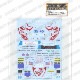 R8 "Flying Lizard" #35/#45 Daytona 2014 <br>for Mini-Z <br>MZ DECALS��Original decal��