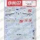 1/12 YZR-M1 Moto GP 2005<br>STUDIO27 Original Decals