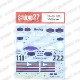 1/24 962C #1/#2  WEC 1986<br>for Hasegawa<br>STUDIO27 Original Decals