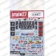 1/24 Ford GT1 FIA-GT #7/#8 2013<br>for simil'R/TK2460<br>STUDIO27 Original Decals
