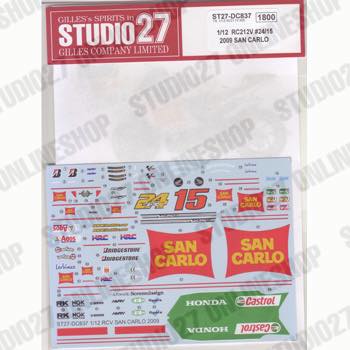 1/12 RC212V #24/#15 2009<br>STUDIO27 ��Original Decals��