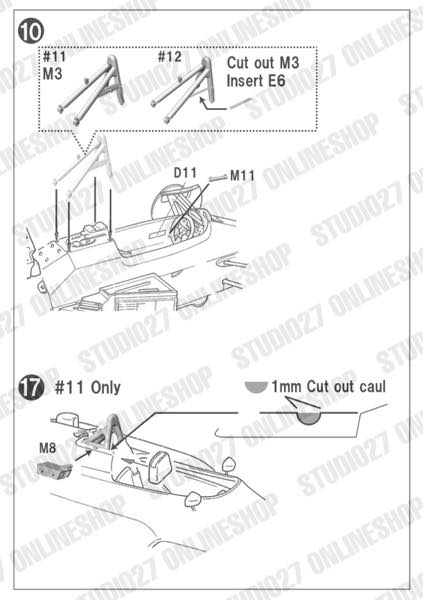1/20 Type 99T Detail Up Parts Display Complete Set<br>for TAMIYA<br>STUDIO27��Display Complete Set��