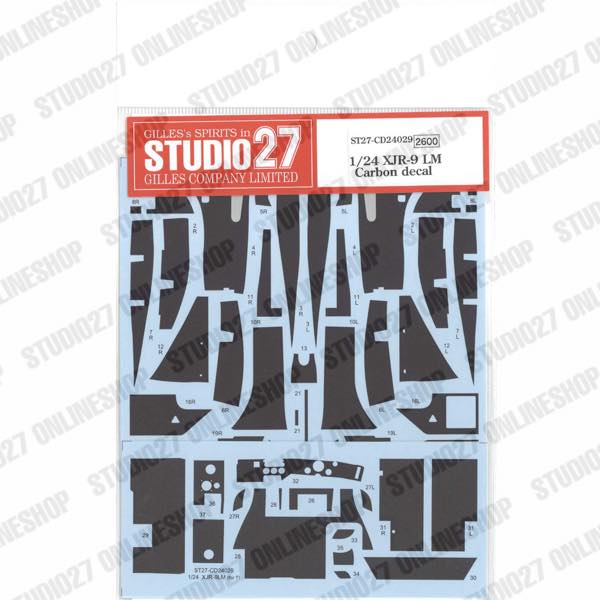 1/24 XJR-9 LM Carbon decal <br>for TAMIYA<br>STUDIO27 ��Carbon Decals��