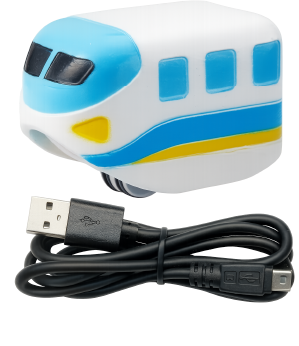 ミニトレイン シャトルホワイト(充電用USBケーブル1本付き）ご発注合計5,500円以上の場合は送料無料