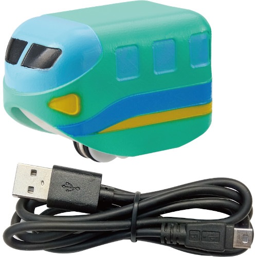 ミニトレイン ミライグリーン(充電用USBケーブル1本付き）ご発注合計5,500円以上の場合は送料無料