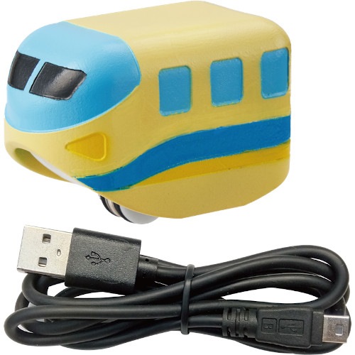 ミニトレイン ハニーイエロー (充電用USBケーブル1本付き）ご発注合計5,500円以上の場合は送料無料