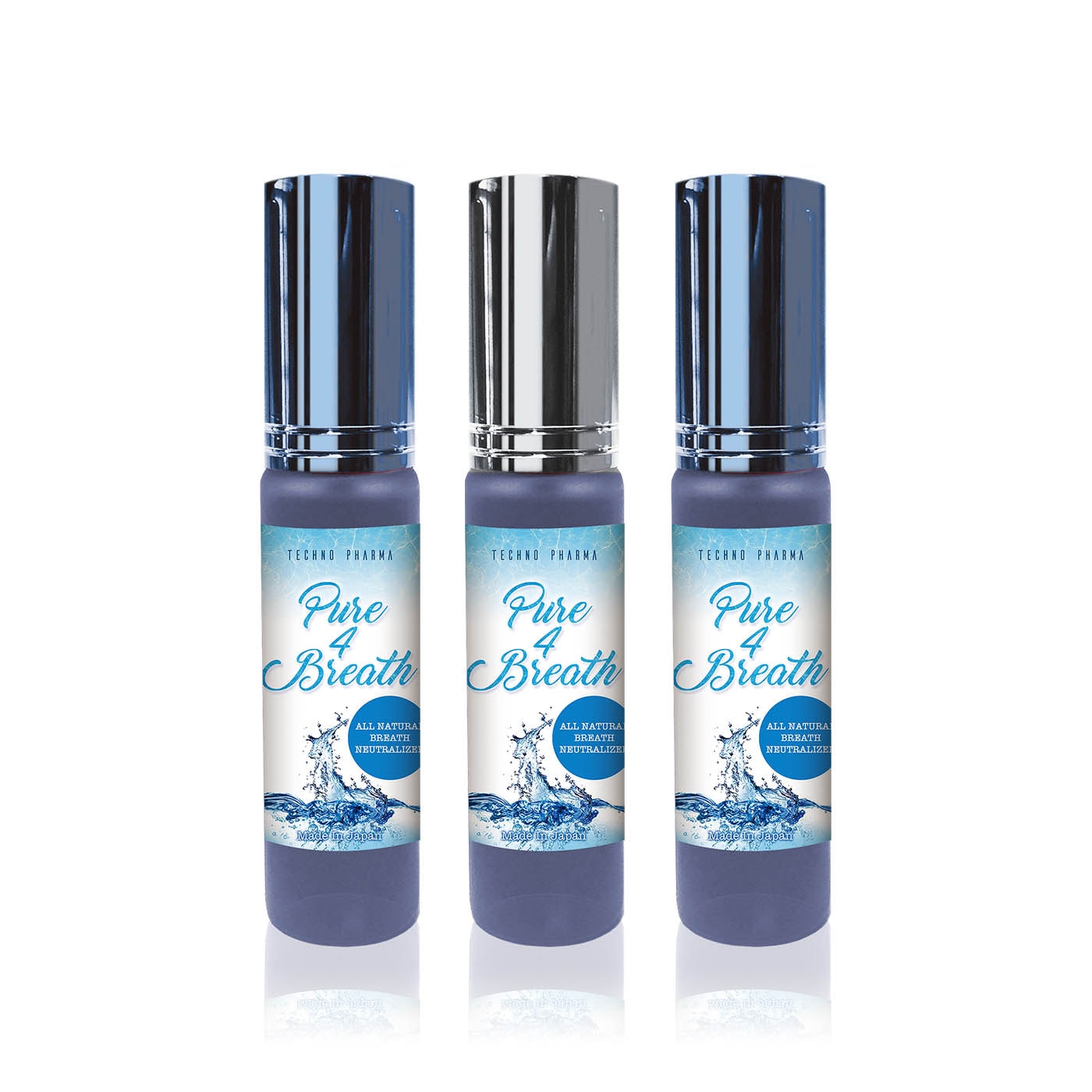 口臭 加齢臭が消える！ピュアフォーブレス　3本セット