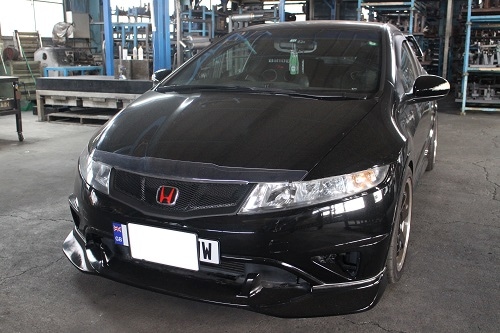 ホンダ シビックタイプR ワンオフマフラー 【型式：FN2