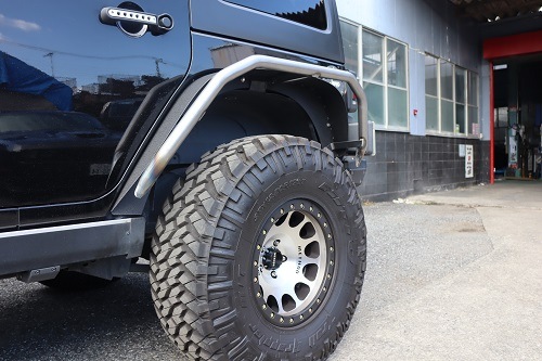 Jeep JKラングラー ワンオフチューブフェンダー 【型式