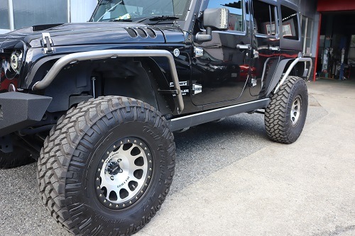 Jeep JKラングラー ワンオフチューブフェンダー 【型式