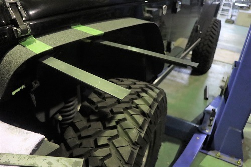 Jeep JKラングラー ワンオフチューブフェンダー 【型式