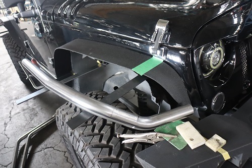 Jeep JKラングラー ワンオフチューブフェンダー 【型式
