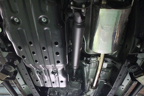 トヨタFJクルーザー　純正マフラー　CBA-GSJ15W トヨタ FJクルーザー ワンオフマフラー 【型式：CBA