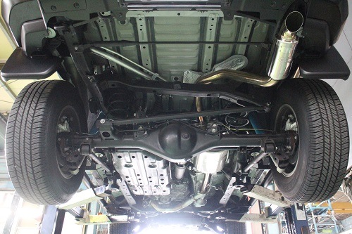 トヨタ FJクルーザー ワンオフマフラー 【型式：CBA