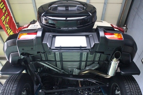 ＦＪクルーザー純正マフラー EXART フロントパイプ TOYOTA FJクルーザー GSJ15W（純正触媒