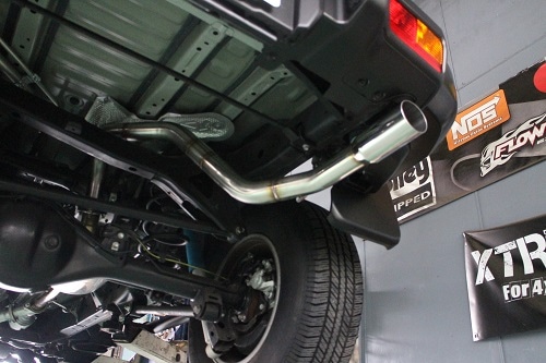 トヨタFJクルーザー　純正マフラー　CBA-GSJ15W FJクルーザー GSJ15W マフラー【送料無料】【決戦サイド出し