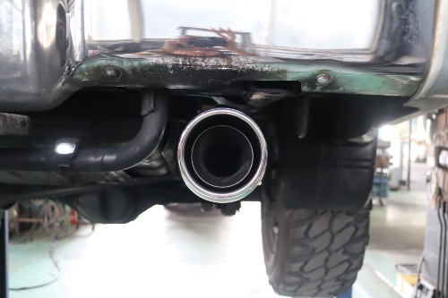 ミツビシ パジェロロング ワンオフマフラー【型式：V46WG