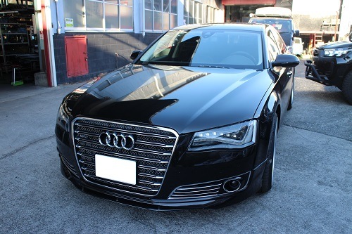 アウディ A8 ワンオフ マフラー 【型式：－】 | ワンオフ製作事例 