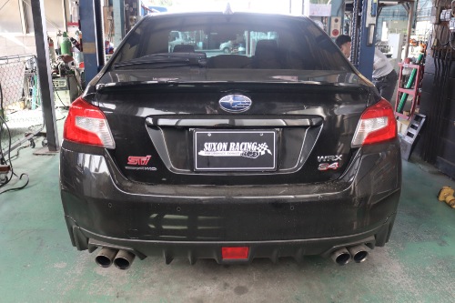 スバル WRX STI ワンオフリアマフラー【型式：3BA－VAG