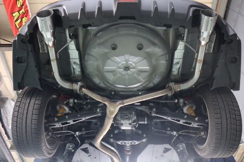 スバル WRX STI ワンオフリアマフラー【型式：3BA－VAG