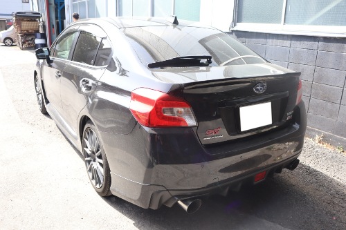 スバル WRX STI ワンオフリアマフラー【型式：3BA－VAG