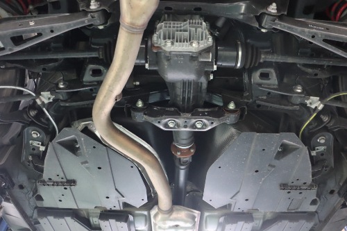 スバル WRX STI ワンオフリアマフラー【型式：3BA－VAG