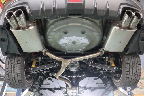 スバル WRX STI ワンオフリアマフラー【型式：3BA－VAG